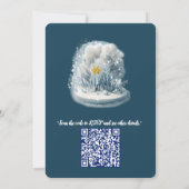 Capture Art Winter Scene & Snow and Ice Crystals Einladung (Rückseite)