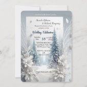 Capture Art Winter Scene & Snow and Ice Crystals Einladung (Vorderseite)