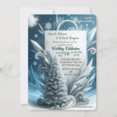 Capture Art Winter Scene & Snow and Ice Crystals Einladung (Vorderseite)