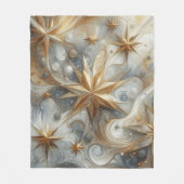 Capture Art Winter Scene & Snow and Ice Crystals Fleecedecke (Vorderseite)