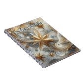 Capture Art Winter Scene & Snow and Ice Crystals Notizblock (Rechte Seite)