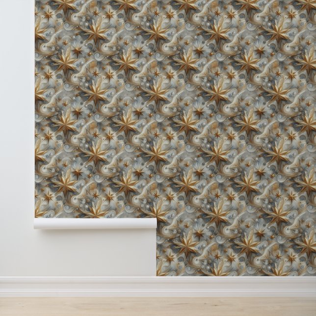 Capture Art Winter Scene & Snow and Ice Crystals Tapete (Anwendung)