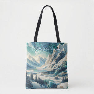 Capture Art Winter Scene & Snow and Ice Crystals Tasche