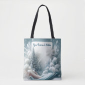 Capture Art Winter Scene & Snow and Ice Crystals Tasche (Vorderseite)