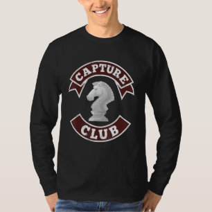 Capture Club Schach Checkmate Rittergabel Großmast T-Shirt