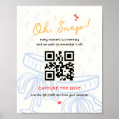 Capture des Coquette-Liebe-QR-Code-Polterabends Poster (Vorne)