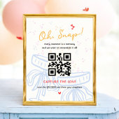 Capture des Coquette-Liebe-QR-Code-Polterabends Poster