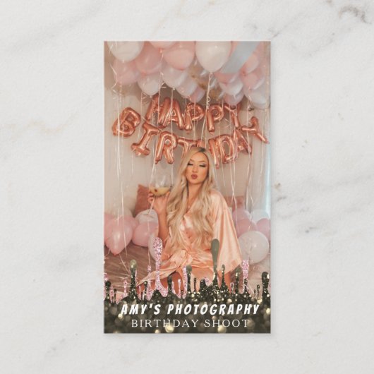 Capture Erinnerungen Geburtstagsfotograf Visitenkarte (Vorderseite)