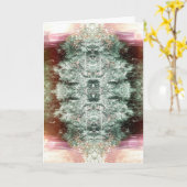 'Capture' faltende Segen-Grußkarte Karte (Gelbe Blume)