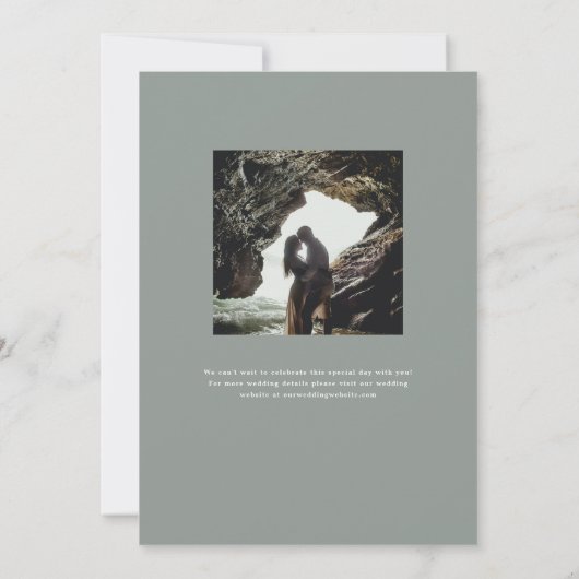 Capture-Liebe Hochzeit speichern Sie das Datum (Rückseite)