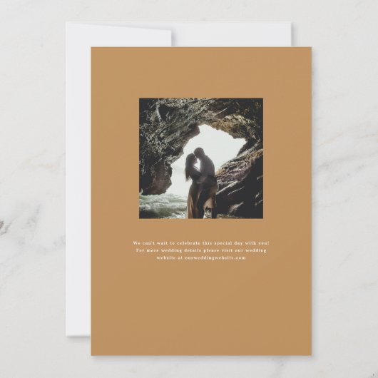 Capture-Liebe Hochzeit speichern Sie das Datum (Rückseite)