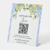Capture Liebe QR Code Blaue Ziegeleien und Lemon H Sockelschild (Vorderseite)