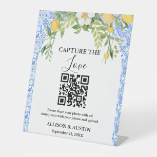 Capture Liebe QR Code Blaue Ziegeleien und Lemon H Sockelschild