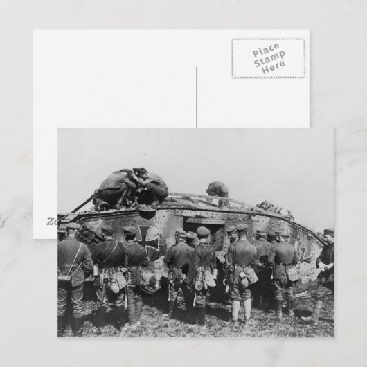 Capture Mark I Postkarte (Vorne/Hinten)