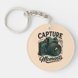 Capture Moments Camera Art Keychain Schlüsselanhänger
