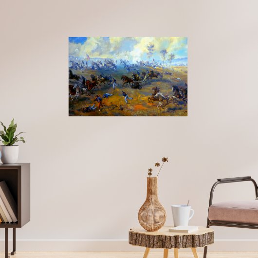 Capture of Ricketts' Battery Sidney E. King 1864 Poster (Wohnzimmer 3)