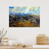 Capture of Ricketts' Battery Sidney E. King 1864 Poster (Küche)