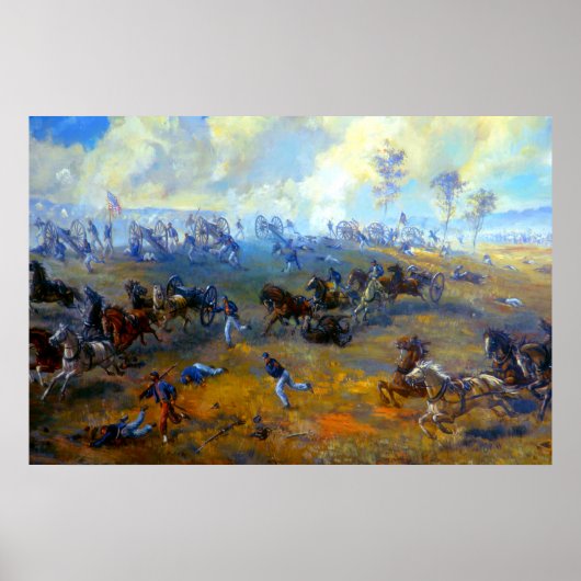 Capture of Ricketts' Battery Sidney E. King 1864 Poster (Vorne)