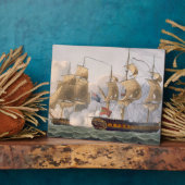 Capture of the Liguria, August 7. 1798, graviert Fotoplatte (Seite)