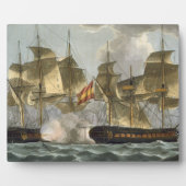 Capture of the Mahonesa, 13. Oktober 1796, Grav Fotoplatte (Vorderseite)