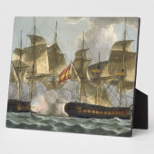 Capture of the Mahonesa, 13. Oktober 1796, Grav Fotoplatte (Seite)