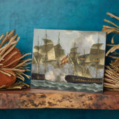 Capture of the Mahonesa, 13. Oktober 1796, Grav Fotoplatte (Seite)