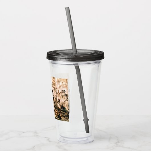 Capture, Pirate Blackbeard, Königin Anne's Rache Acryltrinkbecher (Links)