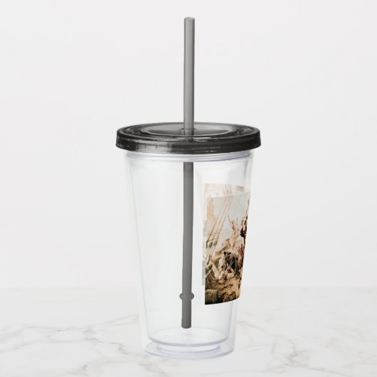 Capture, Pirate Blackbeard, Königin Anne's Rache Acryltrinkbecher (Rechts)