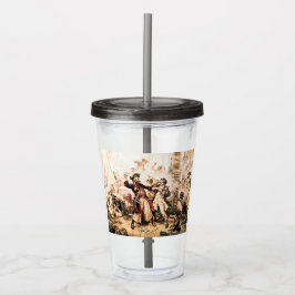 Capture, Pirate Blackbeard, Königin Anne's Rache Acryltrinkbecher