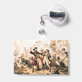 Capture, Pirate Blackbeard, Königin Anne's Rache Ausweis (Rückseite mit Ausziehbar)