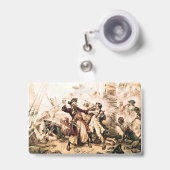 Capture, Pirate Blackbeard, Königin Anne's Rache Ausweis (Vorderseite mit Ausziehbar)