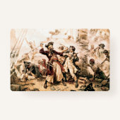 Capture, Pirate Blackbeard, Königin Anne's Rache Ausweis (Rückseite)