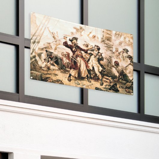 Capture, Pirate Blackbeard, Königin Anne's Rache Banner (Äußeres Gebäude)