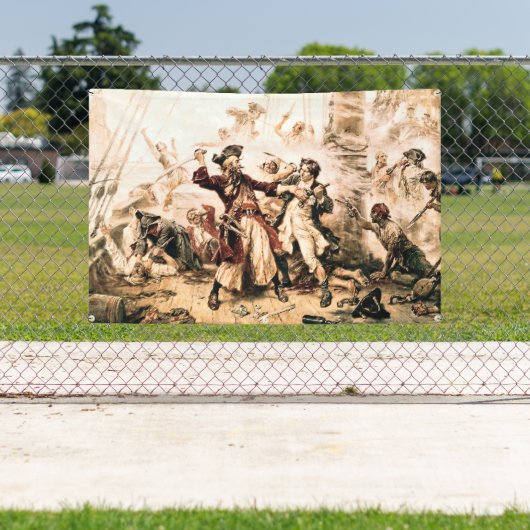 Capture, Pirate Blackbeard, Königin Anne's Rache Banner (InSitu)