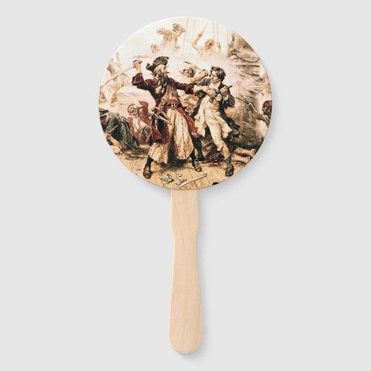 Capture, Pirate Blackbeard, Königin Anne's Rache Fächer (Rückseite)