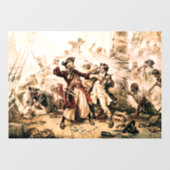 Capture, Pirate Blackbeard, Königin Anne's Rache Fensteraufkleber (Blatt)