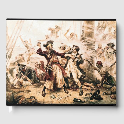 Capture, Pirate Blackbeard, Königin Anne's Rache Gästebuch (Vorderseite)