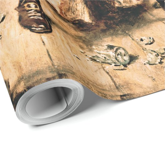 Capture, Pirate Blackbeard, Königin Anne's Rache Geschenkpapier (Rolleneckpunkt)