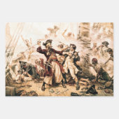 Capture, Pirate Blackbeard, Königin Anne's Rache Geschenkpapier Set (Vorderseite 2)