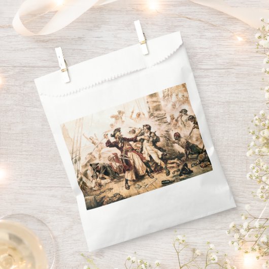 Capture, Pirate Blackbeard, Königin Anne's Rache Geschenktütchen (Ausgeschnitten)