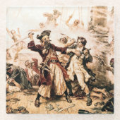 Capture, Pirate Blackbeard, Königin Anne's Rache Glasuntersetzer (Vorderseite)