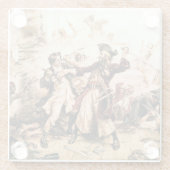 Capture, Pirate Blackbeard, Königin Anne's Rache Glasuntersetzer (Rückseite)