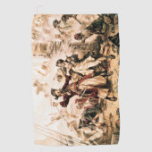 Capture, Pirate Blackbeard, Königin Anne's Rache Golfhandtuch (Vorderseite)