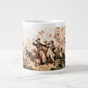 Capture, Pirate Blackbeard, Königin Anne's Rache Jumbo-Tasse