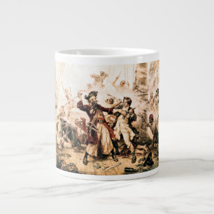 Capture, Pirate Blackbeard, Königin Anne's Rache Jumbo-Tasse