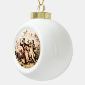 Capture, Pirate Blackbeard, Königin Anne's Rache Keramik Kugel-Ornament (Rechts)