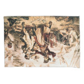 Capture, Pirate Blackbeard, Königin Anne's Rache Kissenbezug (Vorderseite-Links)