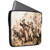 Capture, Pirate Blackbeard, Königin Anne's Rache Laptopschutzhülle (Vorne Rechts)