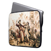 Capture, Pirate Blackbeard, Königin Anne's Rache Laptopschutzhülle (Vorderseite Links)
