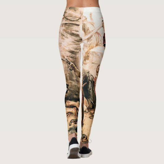 Capture, Pirate Blackbeard, Königin Anne's Rache Leggings (Rückseite)